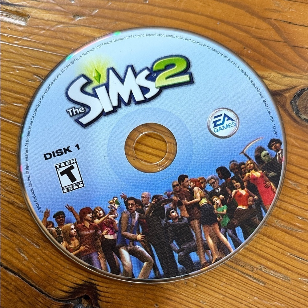 The Sims 2 Game Disk 1 EA Games